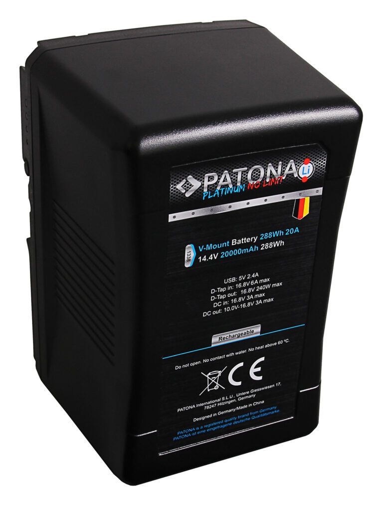 Batteria V-Mount Patona Platinum BP-270WS