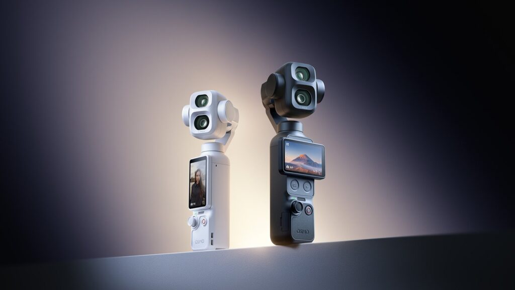 DJI Osmo Pocket 4P in Europe: dual lens and D-Log 2