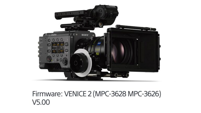 Sony VENICE 2 firmware 5.00: nuovo look Signature e 4K 12G-SDI