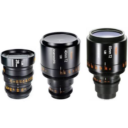 Vazen 1.8x Anamorphic Kit 28, 40, 65mm (Micro 4/3)