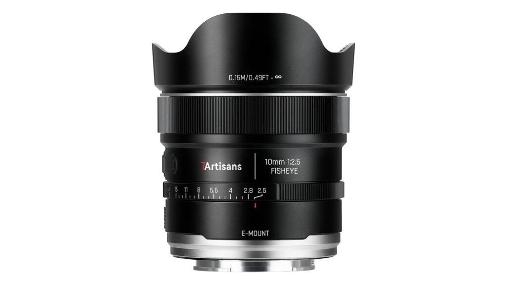 7Artisans AF 10mm F2.5: fisheye 185° autofocus a 449 dollari