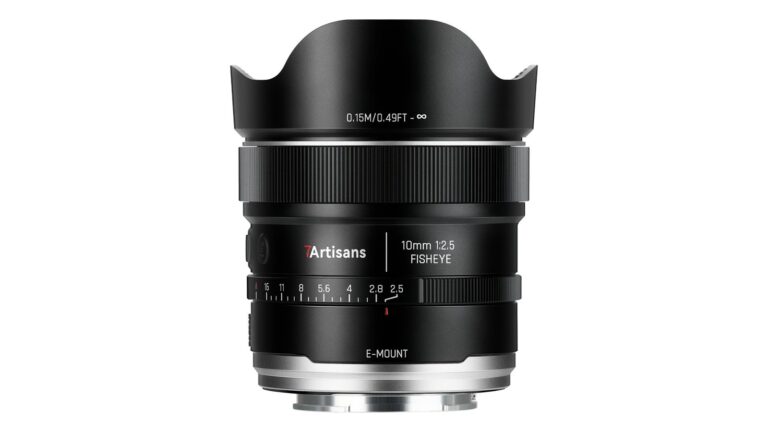 7Artisans AF 10mm F2.5: fisheye 185° autofocus a 449 dollari