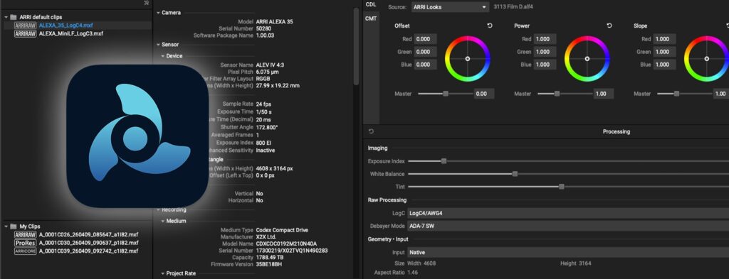 ARRI ART Viewer 0.9.0: leggere ARRIRAW e metadata sul set