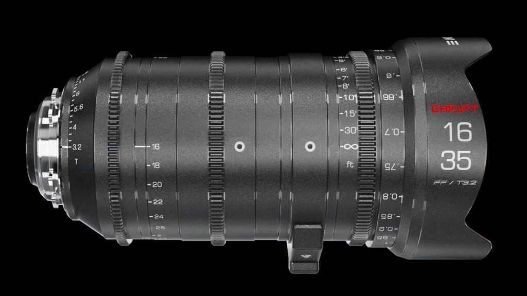 CHIOPT 16-35mm T3.2: la trinità di zoom cine a 6.980 dollari