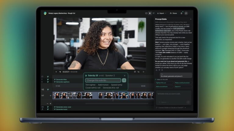 Eddie AI passa ai crediti: niente più abbonamento mensile