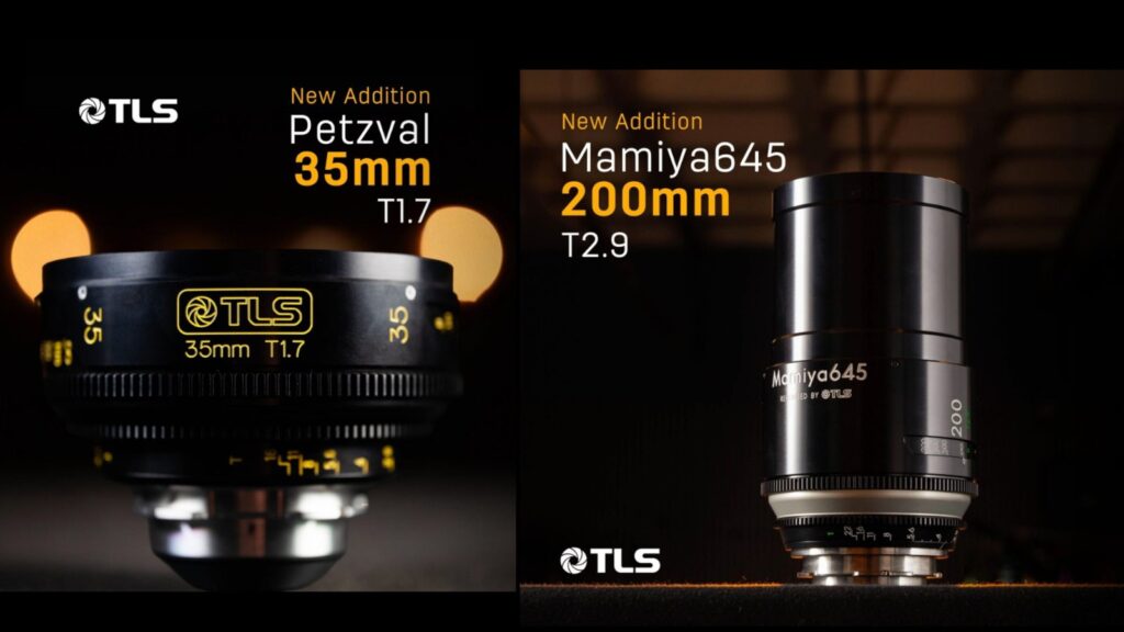 TLS Petzval 35mm T1.7 e Mamiya 645 200mm: vintage rehoused