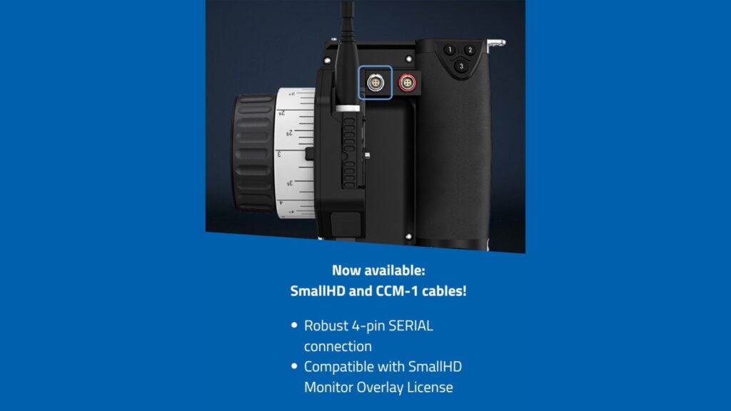 ARRI Hi-5 su SmallHD: i dati dell’ottica arrivano via cavo