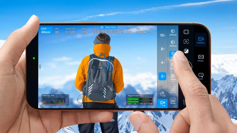 Blackmagic Camera 3.5: l’iris dell’iPhone 18 Pro si comanda a mano