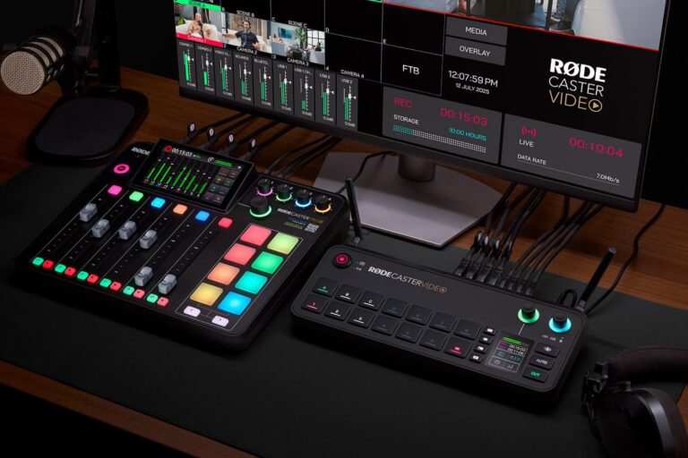 RØDECaster Video 1.4: quattro camere in 4K, ognuna su NDI