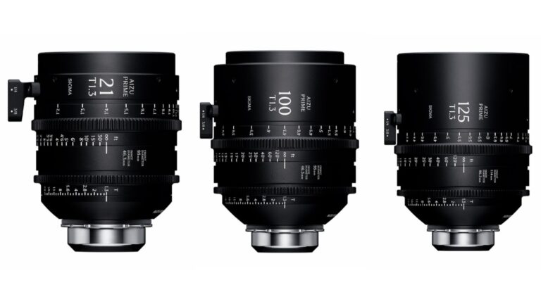 SIGMA Aizu Prime: arrivano 21, 100 e 125mm a T1.3