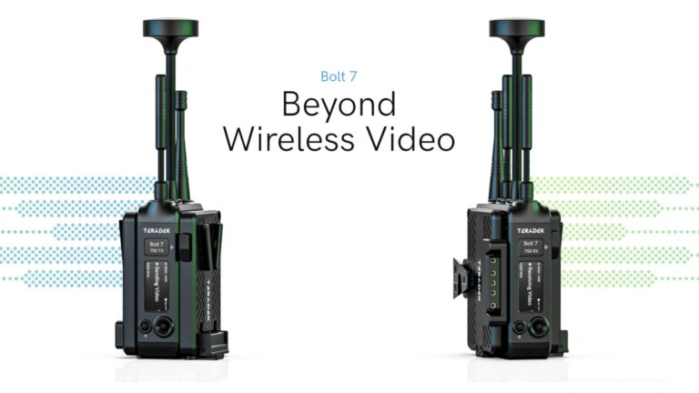 Teradek Bolt 7: il video zero-delay più la radio dati 900MHz