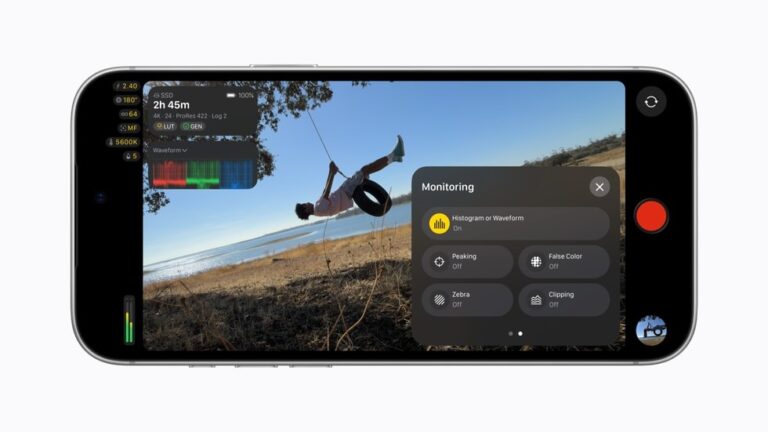 Final Cut Camera 2.4: l’iPhone esce in SDI pulito, con il genlock